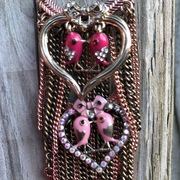Betsey Johnson Love-Birds Necklace - Picture 3 of 6